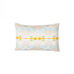 Laura Park Designs Flower Child Orange Linen Pillow