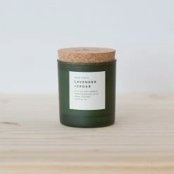 Slow North Lavender + Cedar Glass Candle