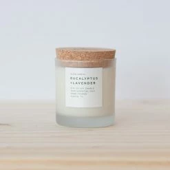 Slow North Eucalyptus + Lavender Glass Candle