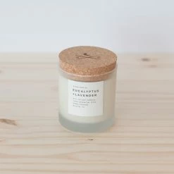Slow North Eucalyptus + Lavender Glass Candle