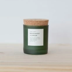 Slow North Rosemary + Lemon Glass Candle