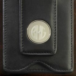 JDS Monogram Wallet And Money Clip