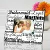 JDS Personalized Bridesmaid Picture Frame DECOR & ROOM ACCESSORIES