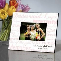 JDS Personalized Bridesmaid Picture Frame DECOR & ROOM ACCESSORIES