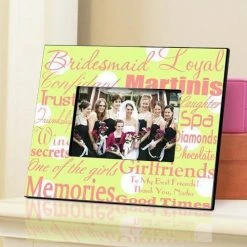 JDS Personalized Bridesmaid Picture Frame DECOR & ROOM ACCESSORIES