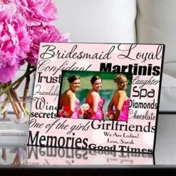 JDS Personalized Bridesmaid Picture Frame DECOR & ROOM ACCESSORIES