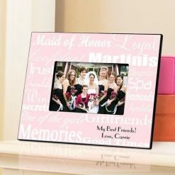 JDS Personalized Maid Of Honor Picture Frame DECOR & ROOM ACCESSORIES