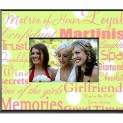 JDS DECOR & ROOM ACCESSORIES Personalized Matron Of Honor Picture Frame