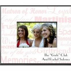 JDS DECOR & ROOM ACCESSORIES Personalized Matron Of Honor Picture Frame