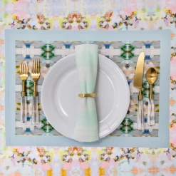 Laura Park Designs Gingham Aqua Dinner Napkins TABLE & DRINKWARE 5 Laura Park Designs Gingham Aqua Dinner Napkins TABLE & DRINKWARE