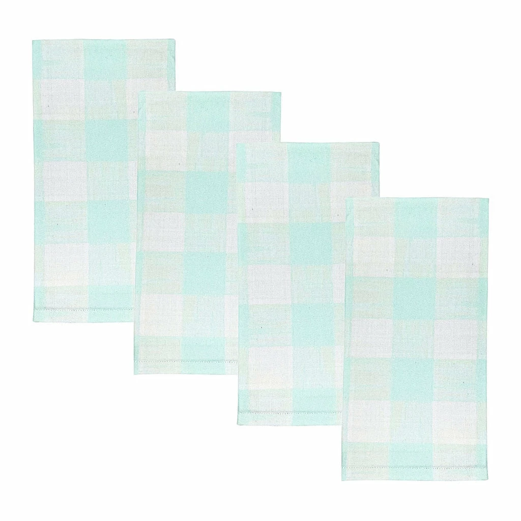 Laura Park Designs Gingham Aqua Dinner Napkins TABLE & DRINKWARE 1 Laura Park Designs Gingham Aqua Dinner Napkins TABLE & DRINKWARE