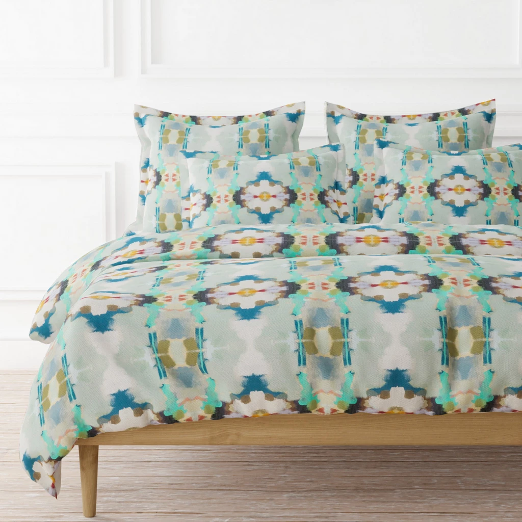 Laura Park Designs Orchid Blossom Royal Blue Sham 3 Laura Park Designs Orchid Blossom Royal Blue Sham