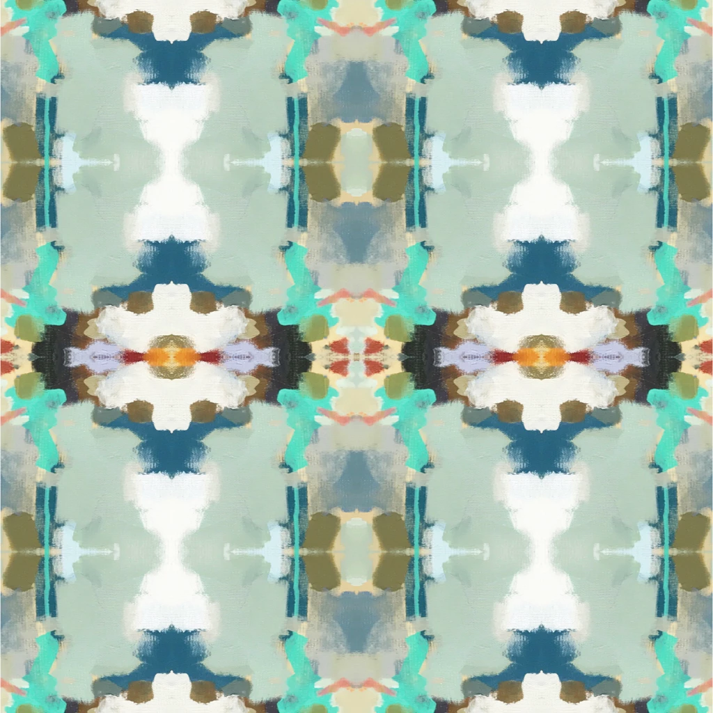 Laura Park Designs Orchid Blossom Royal Blue Sham 4 Laura Park Designs Orchid Blossom Royal Blue Sham