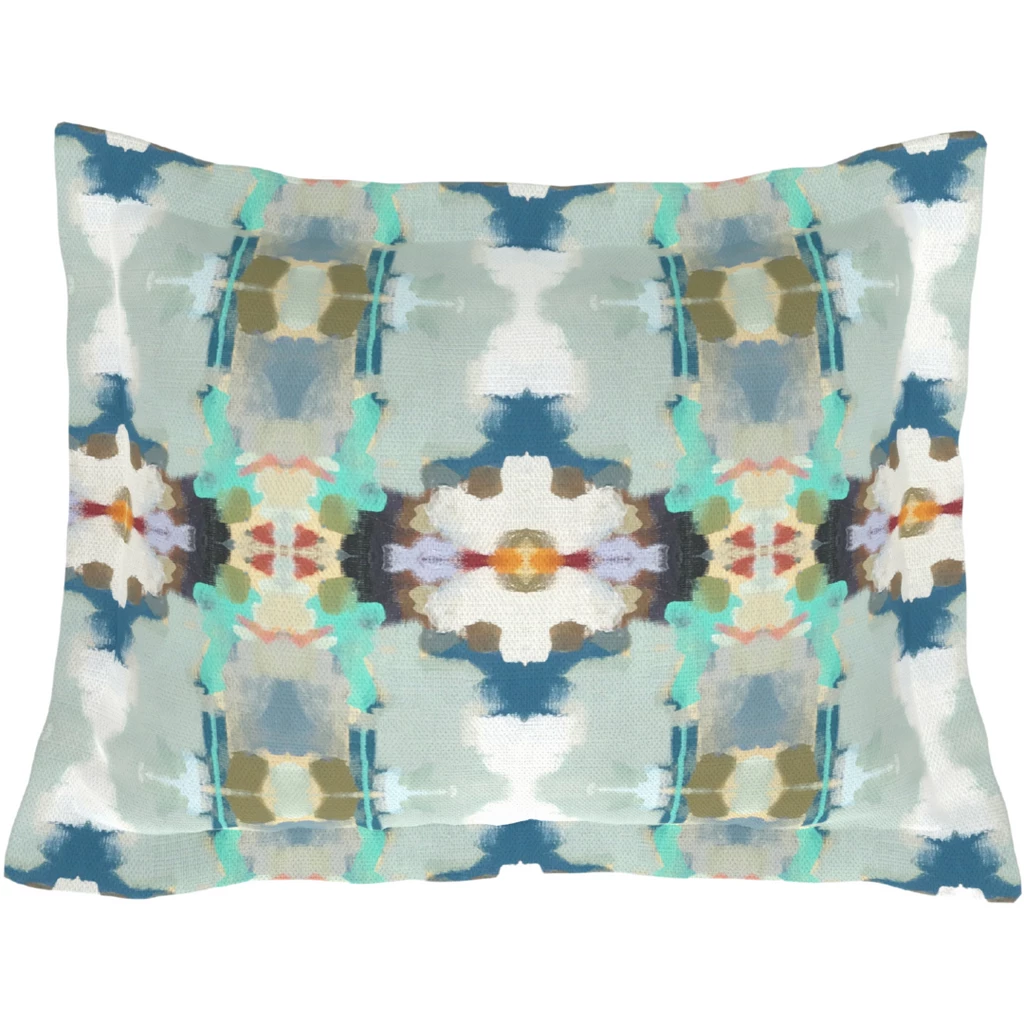 Laura Park Designs Orchid Blossom Royal Blue Sham 1 Laura Park Designs Orchid Blossom Royal Blue Sham