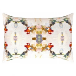 Laura Park Designs BED & SOFA Orchid Blossom Linen Throw Pillow