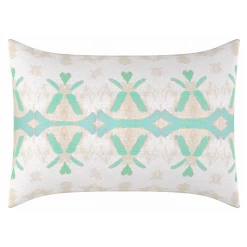 Laura Park Designs Parisian Aqua Linen Throw Pillow BED & SOFA