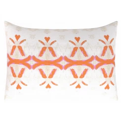 Laura Park Designs BED & SOFA Parisian Orange Linen Throw Pillow