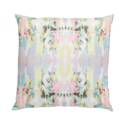 Laura Park Designs Lemonade Stand Linen Throw Pillow BED & SOFA
