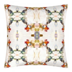 Laura Park Designs BED & SOFA Orchid Blossom Linen Throw Pillow