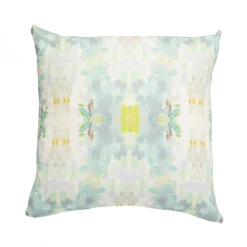 Laura Park Designs BED & SOFA Coral Bay Green Linen Throw Pillow