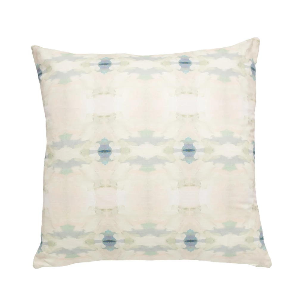 Laura Park Designs BED & SOFA Coral Bay Blue Linen Throw Pillow 3 Laura Park Designs BED & SOFA Coral Bay Blue Linen Throw Pillow