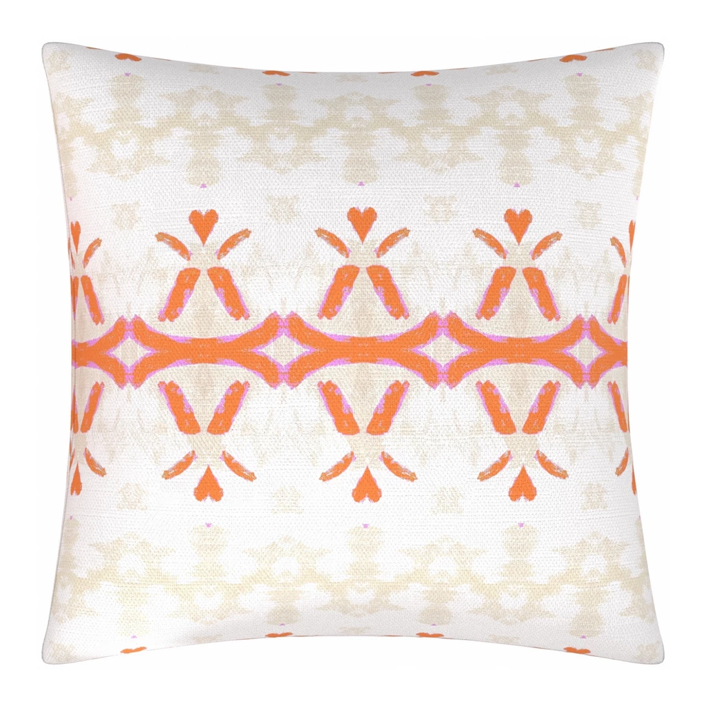 Laura Park Designs BED & SOFA Parisian Orange Linen Throw Pillow 1 Laura Park Designs BED & SOFA Parisian Orange Linen Throw Pillow