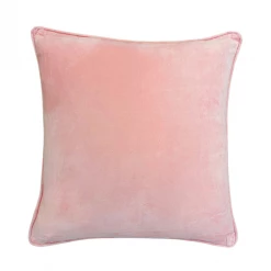 Laura Park Designs Blush Pink Velvet Pillow BED & SOFA