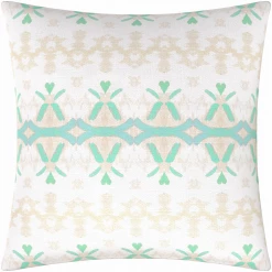 Laura Park Designs Parisian Aqua Linen Throw Pillow BED & SOFA