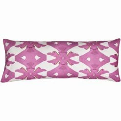 Laura Park Designs BED & SOFA Palm Pink Linen Pillow