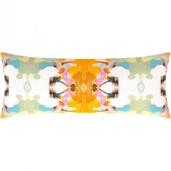 Laura Park Designs Orange Crush Linen Throw Pillow