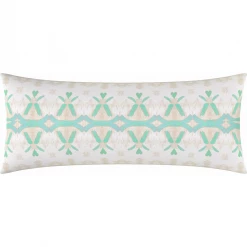 Laura Park Designs Parisian Aqua Linen Throw Pillow BED & SOFA