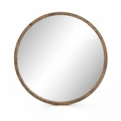 Four Hands Harlan Round Mirror Window, Wall & Art