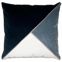 Square Feathers BED & SOFA Harlow Indigo Throw Pillow