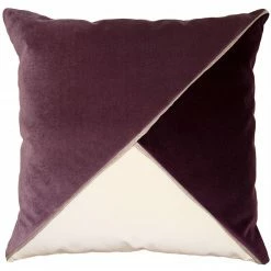 Square Feathers Harlow Orchid Throw Pillow