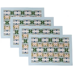 Laura Park Designs TABLE & DRINKWARE Indigo Girl Green Placemats