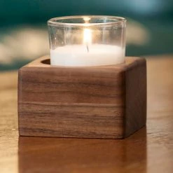 Blue Valley Woodworks PERSONAL PAMPERING Votive Candle Holder