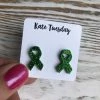 Kate Tuesday Green Cancer Awareness Earrings