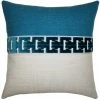 Square Feathers BED & SOFA Jager Aqua Throw Pillow
