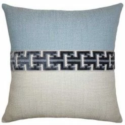 Square Feathers Jager Fossil Throw Pillow BED & SOFA