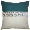 Square Feathers Jager Sky Throw Pillow BED & SOFA