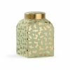 Chelsea House Jungle Ginger Jar - Pistachio DECOR & ROOM ACCESSORIES