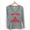 Katydid TEES, TOPS & PULLOVERS This Girl Loves Christmas Long-sleeve T-Shirt