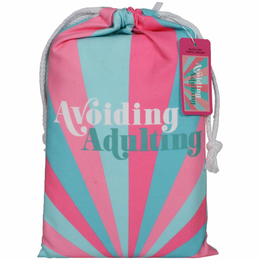 Katydid PERSONAL PAMPERING Avoiding Adulting Quick Dry Beach Towel 3 Katydid PERSONAL PAMPERING Avoiding Adulting Quick Dry Beach Towel