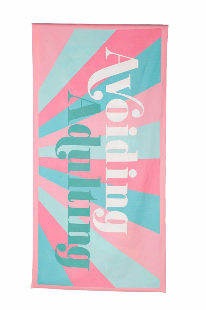 Katydid PERSONAL PAMPERING Avoiding Adulting Quick Dry Beach Towel 2 Katydid PERSONAL PAMPERING Avoiding Adulting Quick Dry Beach Towel
