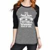 Katydid Small Town Football Lovin Women's Raglan Tee TEES, TOPS & PULLOVERS