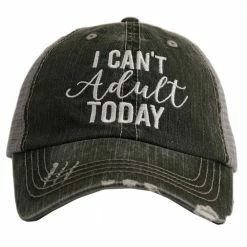 Katydid I Can't Adult Today Trucker Hat CAPS & HATS