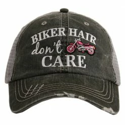 Katydid CAPS & HATS Biker Hair Don't Care Trucker Hat