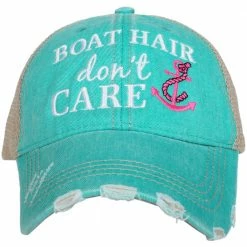 Katydid Boat Hair Don't Care Trucker Hat