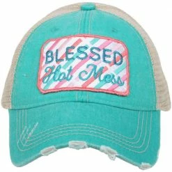 Katydid Blessed Hot Mess Trucker Hat CAPS & HATS