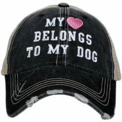 Katydid CAPS & HATS My Heart Belongs To My Dog Trucker Hat